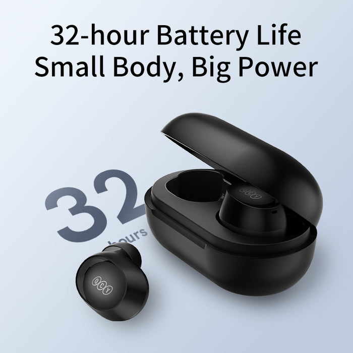 QCY ArcBuds Lite True Wireless Earbuds With 5.3 Bluetooth Connection - Black