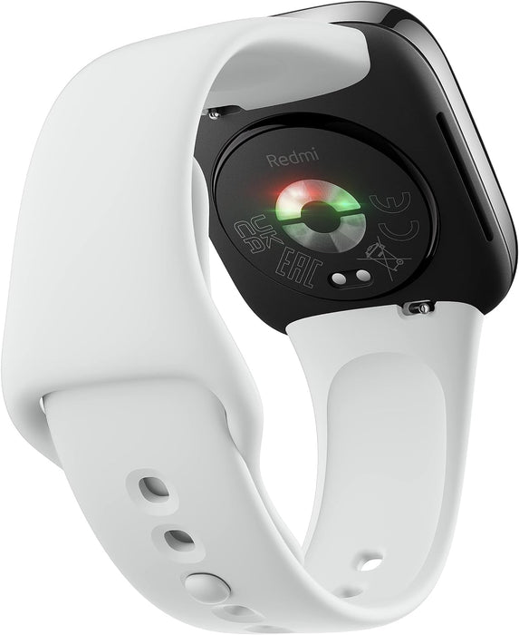 ساعة Redmi Watch 3 النشطة، شاشة IPS LCD مقاس 1.83 بوصة، عمر البطارية 12 يومًا، أوضاع رياضية متعددة، معدل ضربات القلب ومقاومة للماء حتى 5 ATM - رمادي