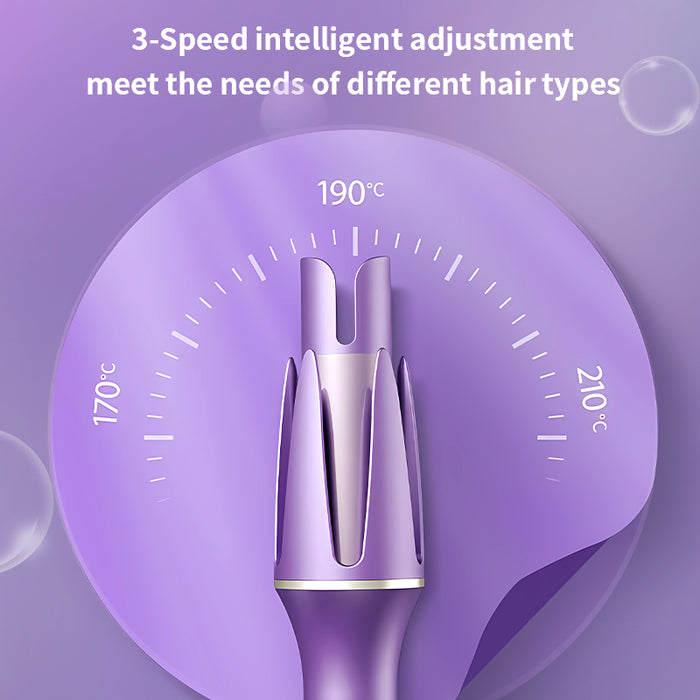 BOMIDI HC01 Automatic Curling Iron With 3 Speed Intelligent - Purple