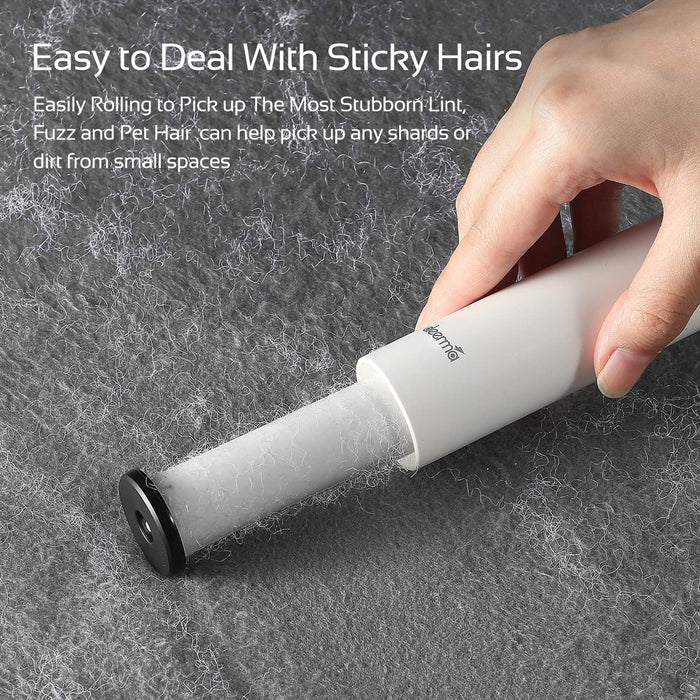 Deerma DEM-MQ813W Hair Ball Trimmer, Rechargeable Lint Remover With Long Lasting Battery Life, 7000 RPM Motor and Unique Rotary Blade Frame - White