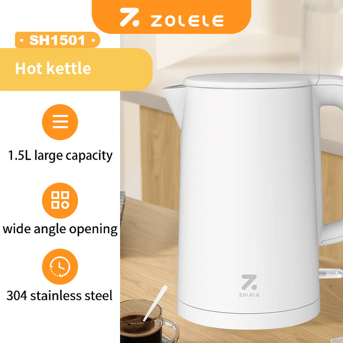 ZOLELE Electric Kettle SH1701W 1.7L - White