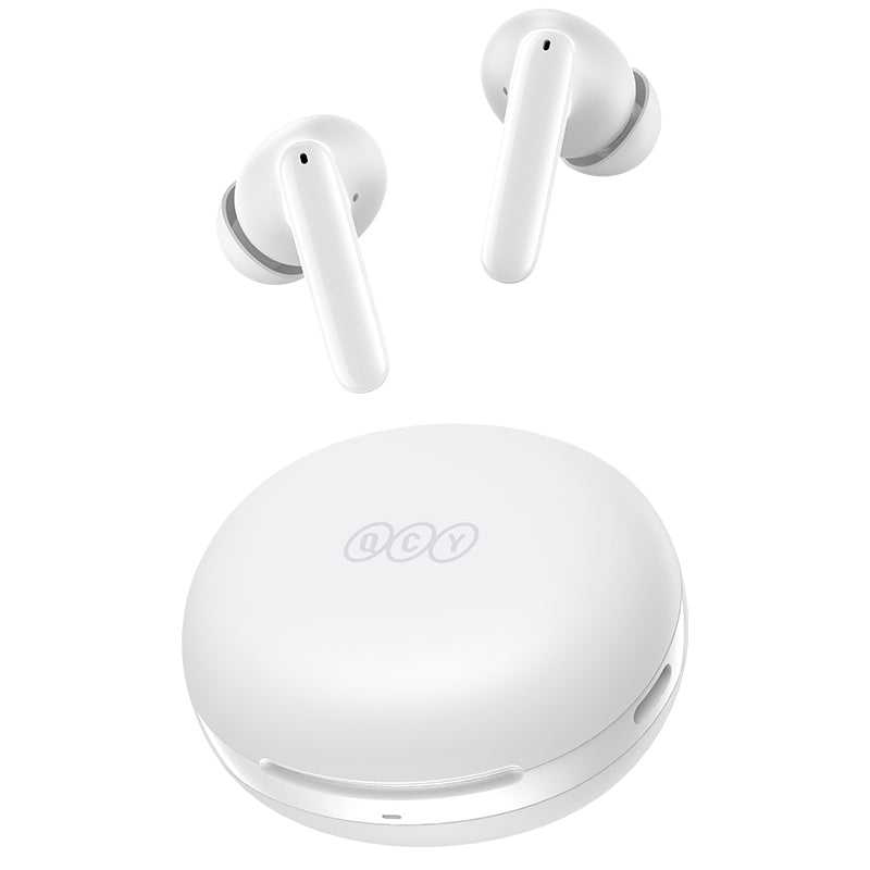 QCY T13 ANC 2 Truly Wireless ANC Earbuds With Noice Cancellation - White