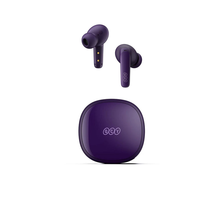 QCY T13X TWS Wireless Earbuds With 5.3 Bluetooth -Purple