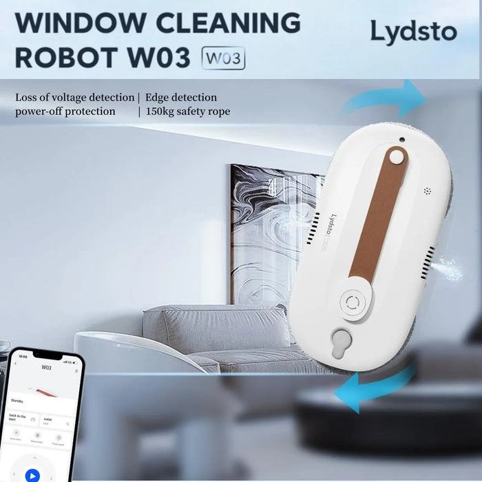 Lydsto Window Cleaning Robot W03 Smart Automatic Robot for Cleaning of Window - White