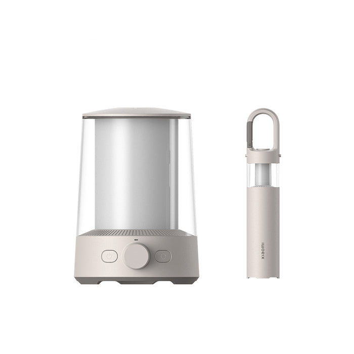 Xiaomi Multi-function Camping Lantern With Seperable Dual Light, NiteCore Extreme Light Adjustment, Bluetooth Smart Control & Type-C Charging - White