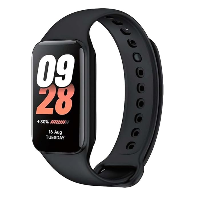 Xiaomi Smart Band 8 Active With 1.47" TFT LCD Display, 14 Days Battery Life, 5 ATM Water Resistance, 50 Sports Modes and Heart Rate Monitoring - Black