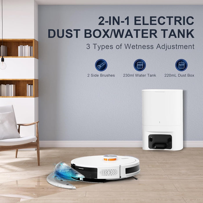 Lydsto R5 3-in-1 Smart Robot Vacuum Cleaner 3 Liters Dust Tank - White
