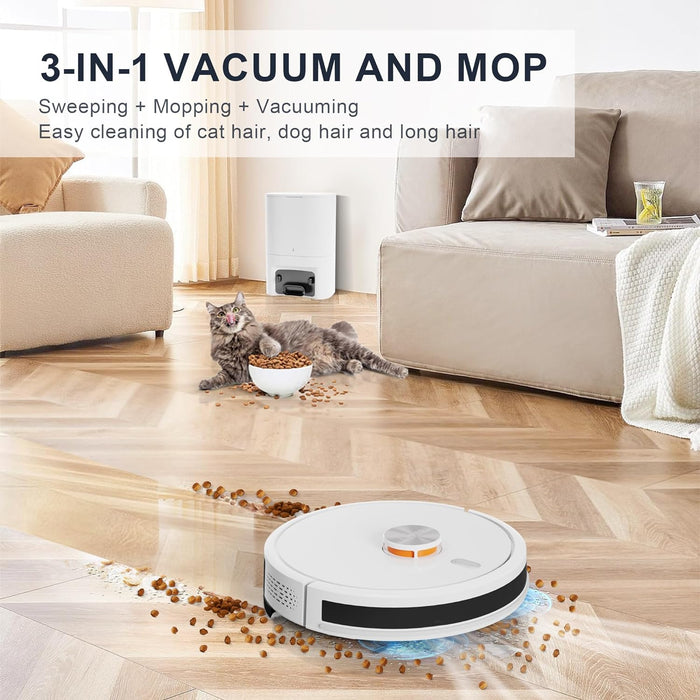 Lydsto R5 3-in-1 Smart Robot Vacuum Cleaner 3 Liters Dust Tank - White
