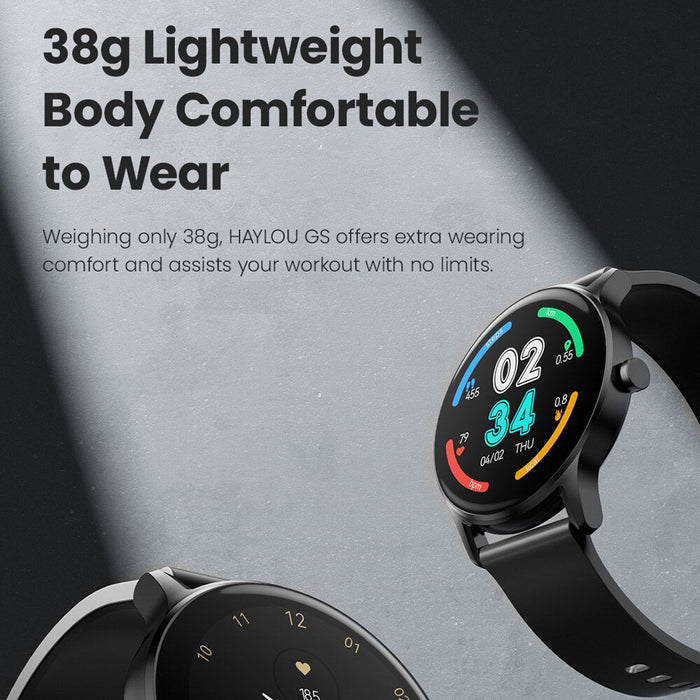 Haylou GS-LS09A Smartwatch 1.28-inch - Black