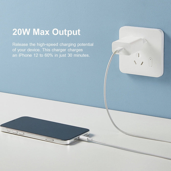 Xiaomi Mi 20W Charger Fast Charging Power Adapter - White