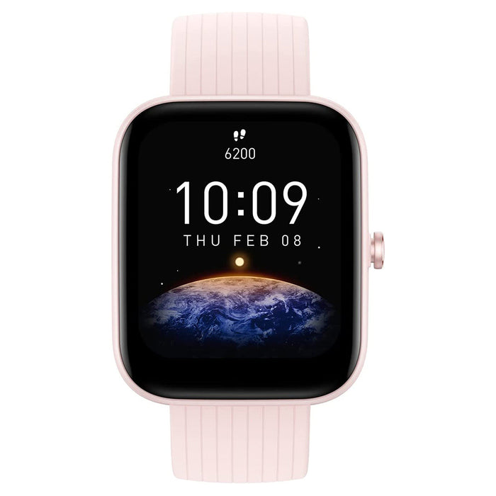 Amazfit BIP 3 Smart Watch - 1.69-inch - 5ATM - Pink
