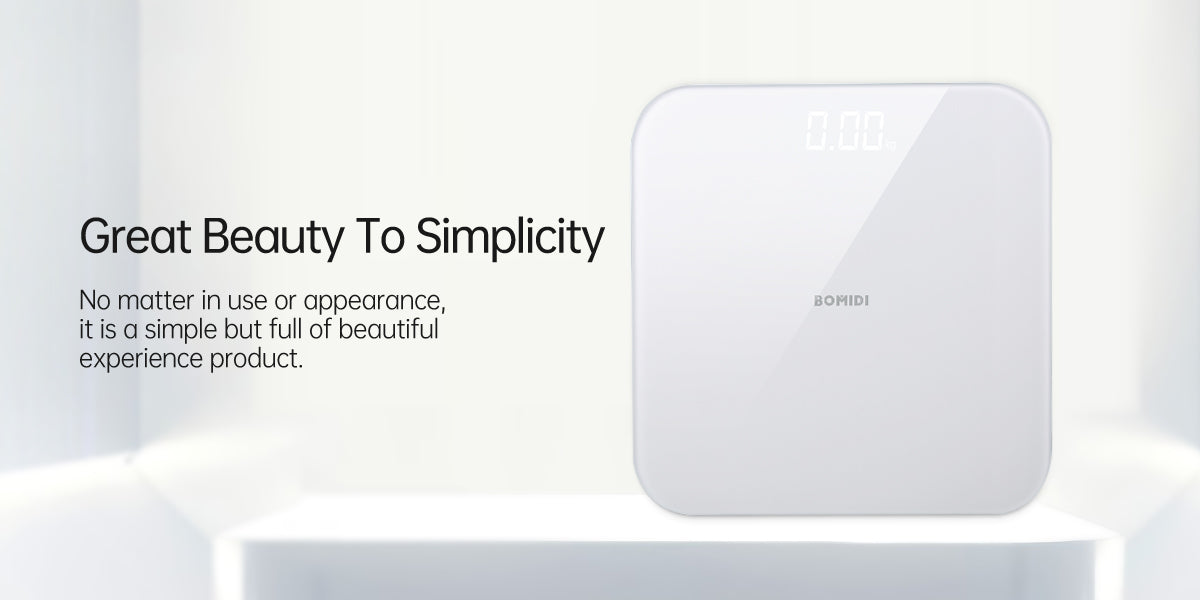 Bomidi W1 Smart Digital Weighting Scale - White