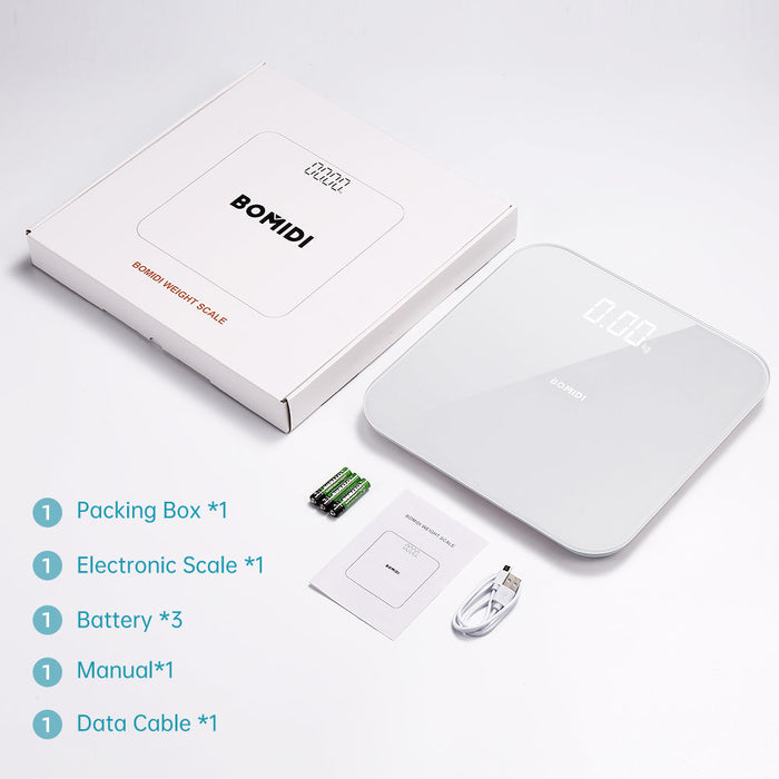 Bomidi W1 Smart Digital Weighting Scale - White