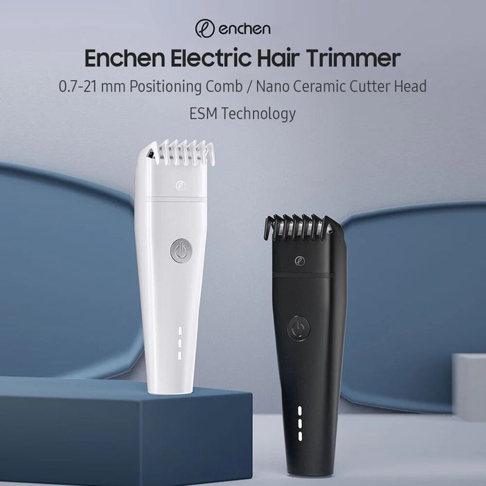ماكينة قص الشعر اللاسلكية Enchen Boost 2 بقوة 800 مللي أمبير - أسود