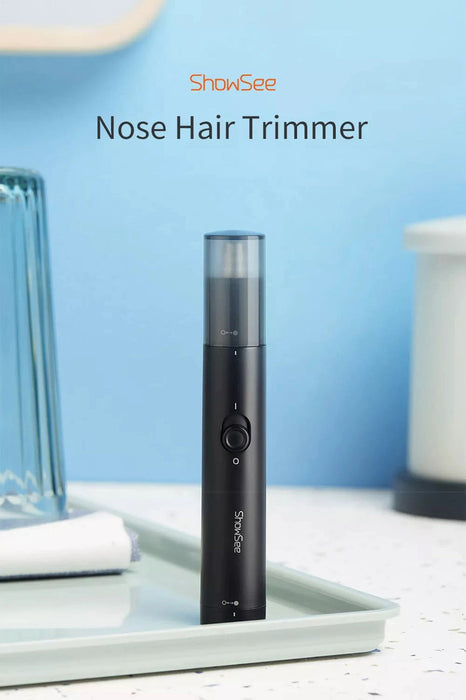 ShowSee C1 Portable Nose Hair Trimmer AAA Battery - Black