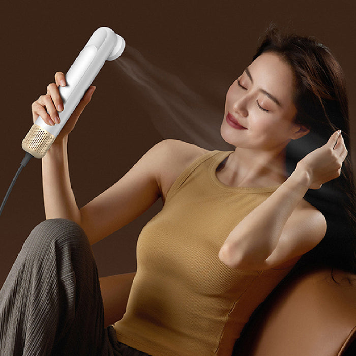 Sèche-cheveux électrique Deerma CF20 avec tête de buse de parfum - Blanc