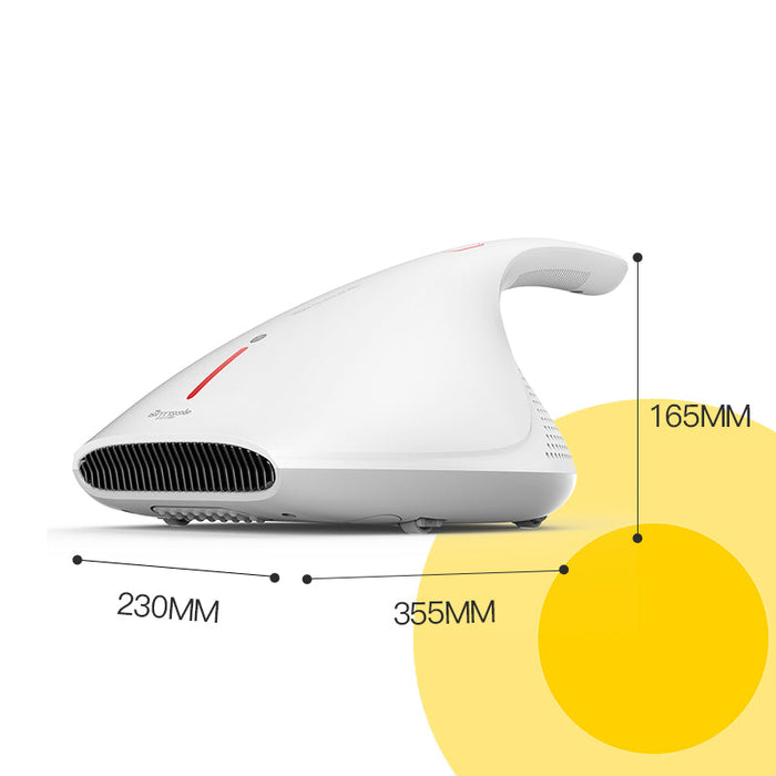 德尔玛 CM800 手持式除尘除螨吸尘器 99.9% 除螨率-白色