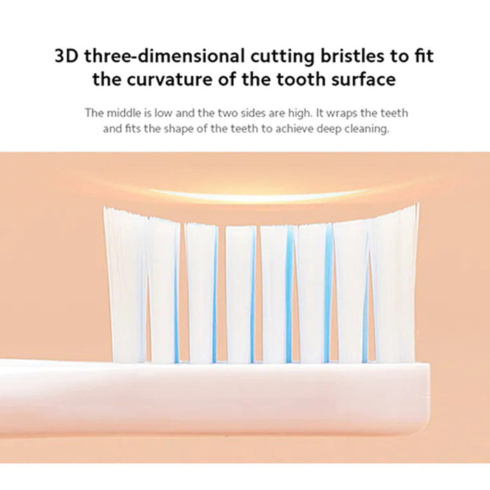 فرشاة الأسنان الكهربائية شوسي D1-P مقاومة للماء بدرجة IPX7 - وردي