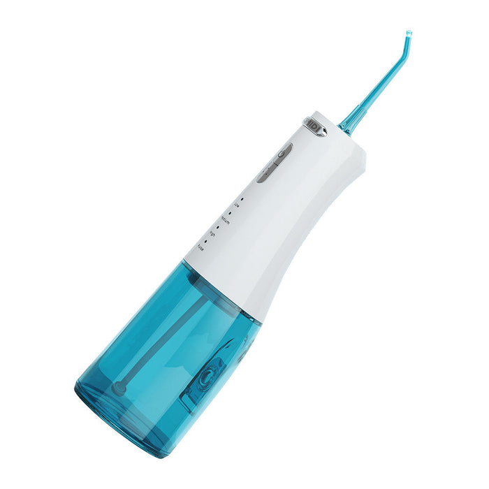 Bomidi D3PRO 便携式口腔水牙线 360 可旋转喷嘴 300ml Type-C IPX7 - 白色/蓝色
