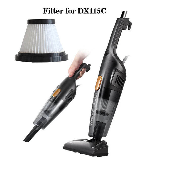德尔玛DX115C吸尘器专用滤芯-白/黑