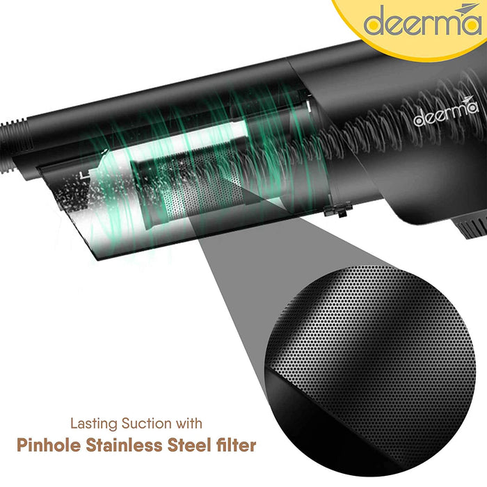 德尔玛 DX600 二合一手持吸尘器-黑色