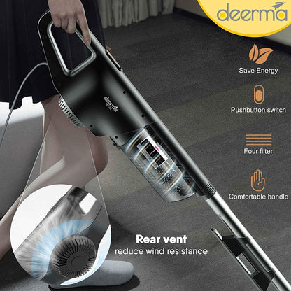 Deerma DX600 2-in-1 Handheld Vacuum Cleaner  - Black