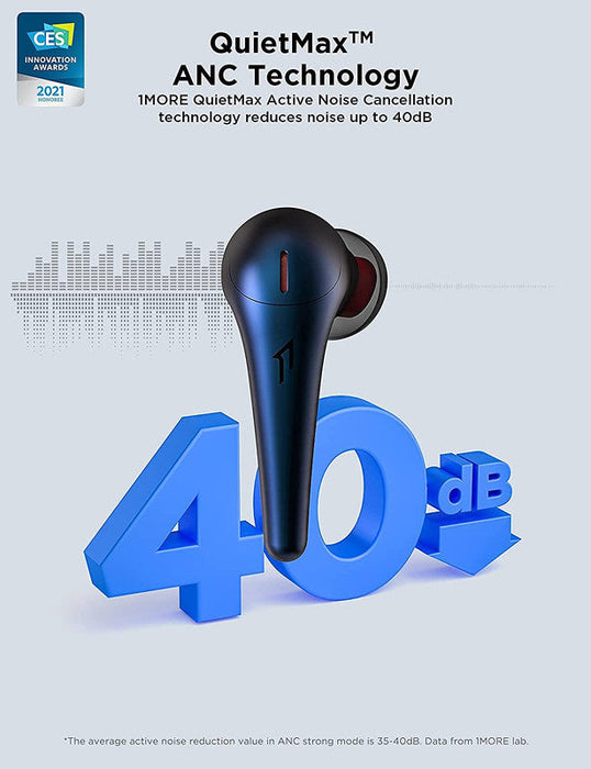 Écouteurs sans fil 1MORE ES901 ComfoBuds Pro ANC - Bleu