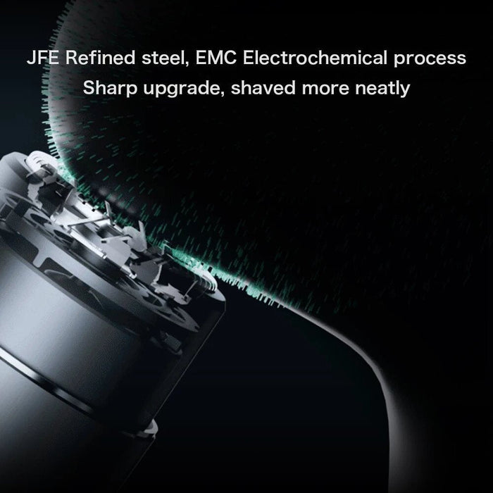 ShowSee F101-GY ماكينة حلاقة كهربائية صغيرة محمولة IPX7 مقاومة للماء - أسود