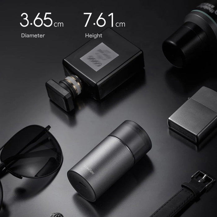 ShowSee F101-GY Mini rasoir électrique portable avec rasoir à capteur intelligent IPX7 Rasoir rechargeable USB Type-C étanche - Noir
