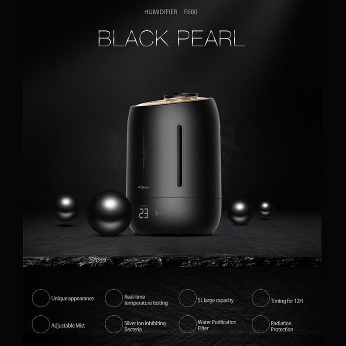 Deerma F600S Ultrasonic Humidifier 5L Capacity - Black