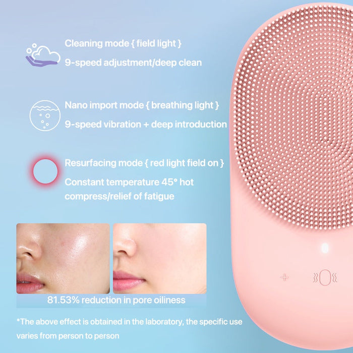 Bomidi FC1 Electric Facial Cleanser Brush - Pink