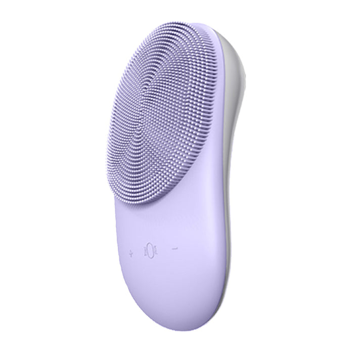 Bomidi FC1 Brosse nettoyante électrique pour le visage avec support à poils souples 8 niveaux de vitesse Vibration Brosse de nettoyage en profondeur Câble USB rechargeable - Violet