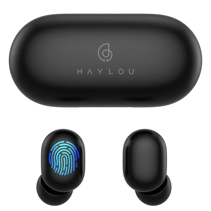 Haylou GT1 Plus True Wireless Earbuds Bluetooth Écouteurs Touch Control 18H Longue durée de vie de la batterie IPX5 Écouteurs résistants à l'eau - Noir