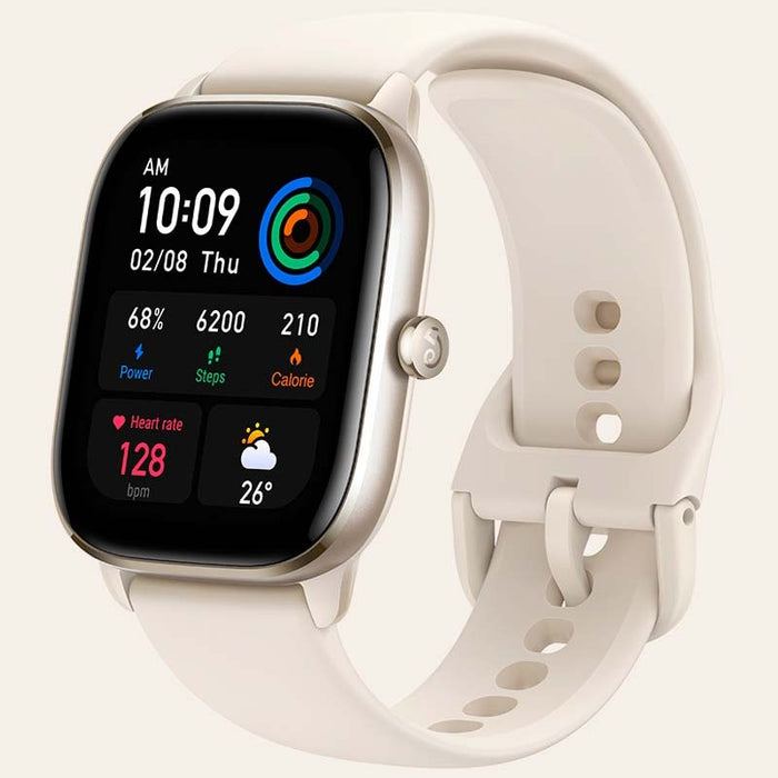 Amazfit GTS 4 Mini Smart Watch Ultra Slim 1.65-inch - White