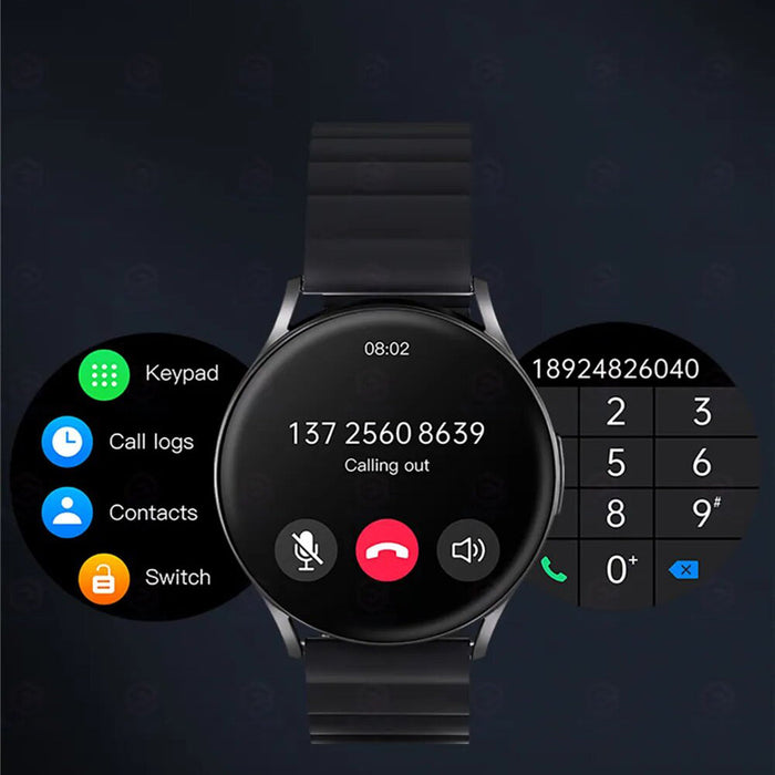 JIEKEMI R1 智能手表 1.43 英寸 - 黑色