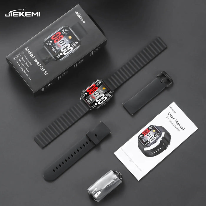 JIEKEMI S1 Smart Watch - Black