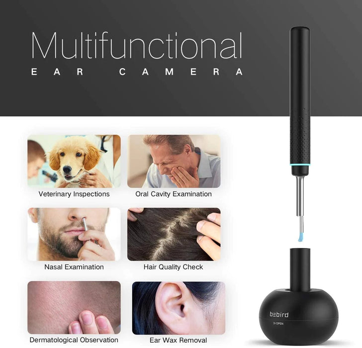 Bebird M9 Pro Smart Visual Ear Cleaning Stick - Black