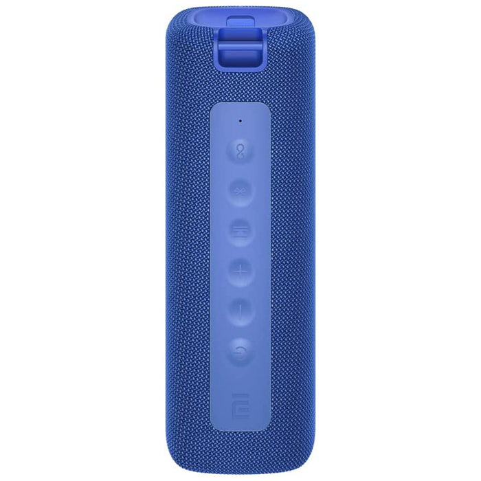 Haut-parleur Bluetooth portable Xiaomi Mi 16W avec microphone intégré Véritable stéréo sans fil double mode sonore Basses profondes Haut-parleur sans fil IPX7 étanche Bluetooth 5.0 - Bleu