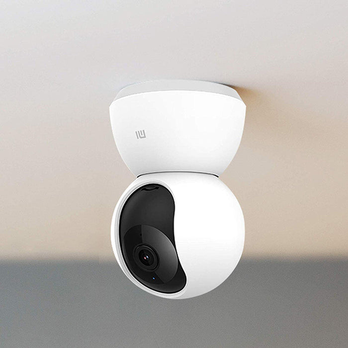 Caméra de sécurité Xiaomi Mi Home 1080P FHD Détection de mouvement Caméra de surveillance à vision large à 360 degrés avec audio - Blanc