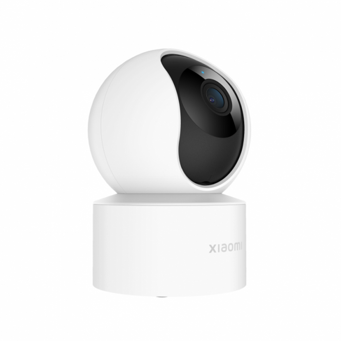 小米智能摄像机 C200 安防摄像头 1080P 高分辨率摄像头 360 度全景带语音通话 - 白色