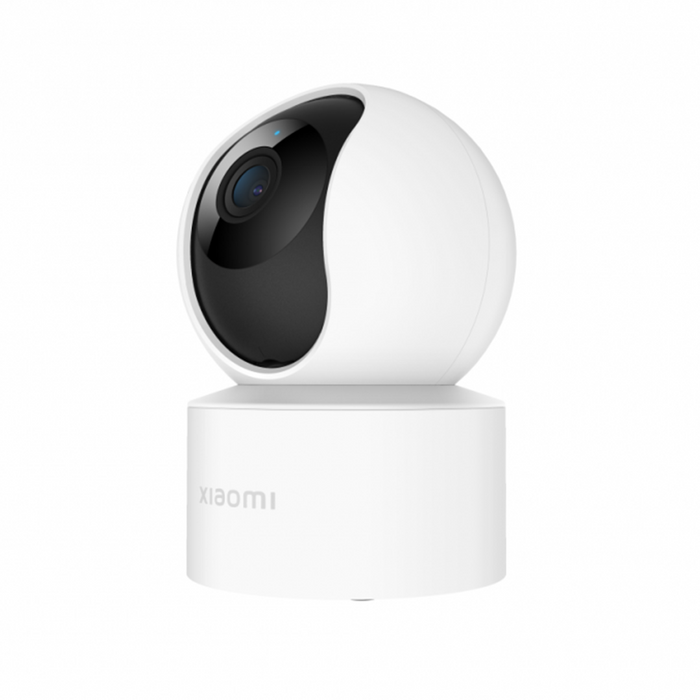 小米智能摄像机 C200 安防摄像头 1080P 高分辨率摄像头 360 度全景带语音通话 - 白色