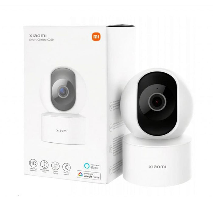 Xiaomi Smart Camera C200 Caméra de sécurité Caméra haute résolution 1080P Vue complète à 360 degrés avec appel vocal - Blanc