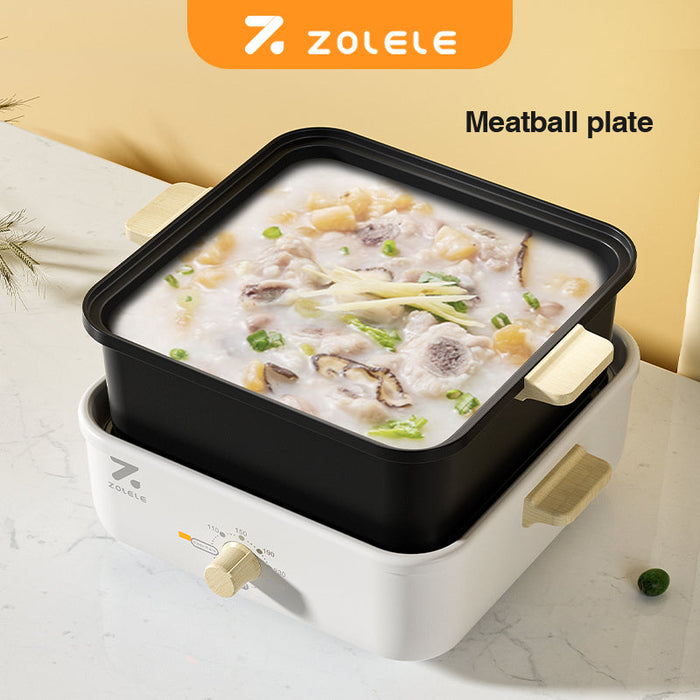 ZOLELE MP301 三合一分体煮锅 3L 多功能电煮锅 - 白色