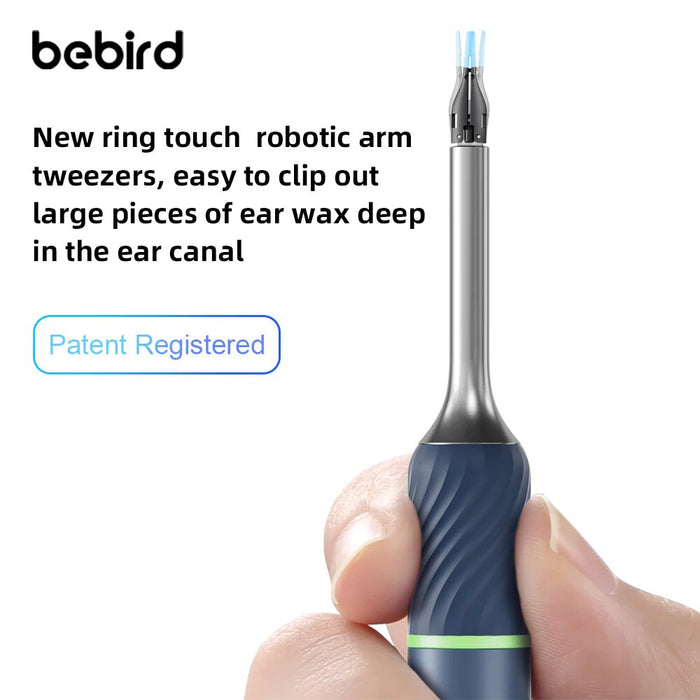 عصا تنظيف الأذن الذكية من بيبيرد نوت 5 برو - أزرق قطبي