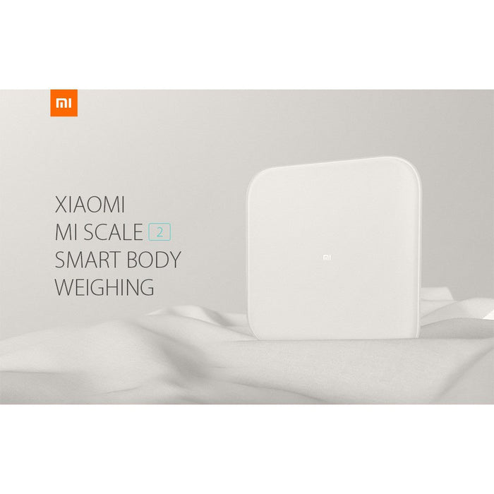 ميزان Xiaomi Mi Smart Scale 2 الرقمي الذكي لوزن الجسم - أبيض