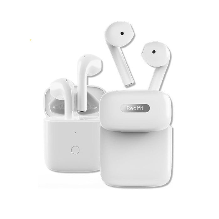 Realfit RT01 GoPods E3 True Wireless Bluetooth Earbuds - White