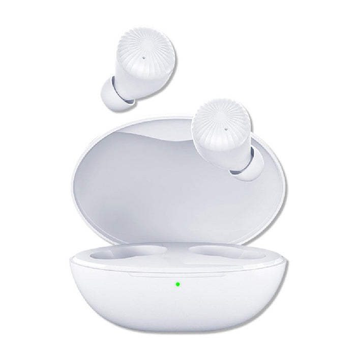 Realfit GoPods E5 True Wireless Bluetooth Earbuds - White