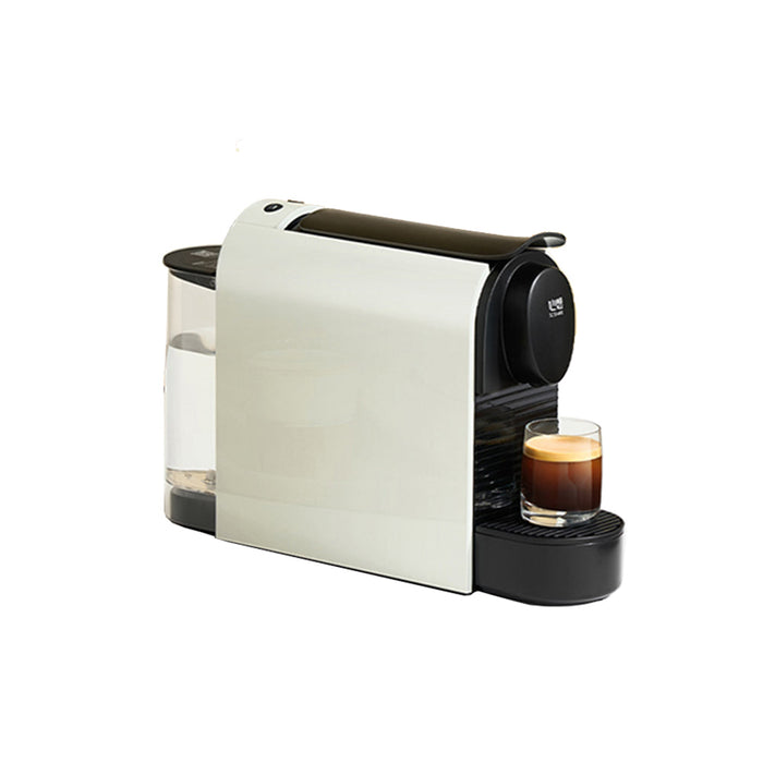 Scishare S1106 Mini Machine à café à capsules Extraction en un clic Café Réservoir d'eau 450 ml 1100 W - Noir/Blanc