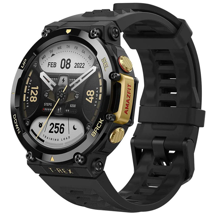 Amazfit T Rex 2 Smart Watch 1.39-inch - Black/Gold