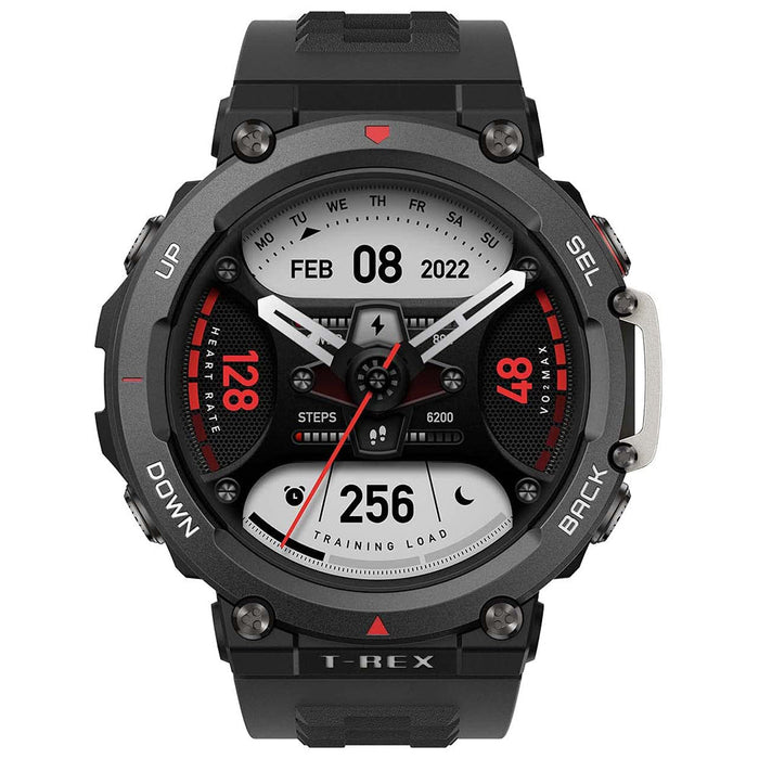 Amazfit T Rex 2 Smart Watch 1.39-inch - Black/Silver